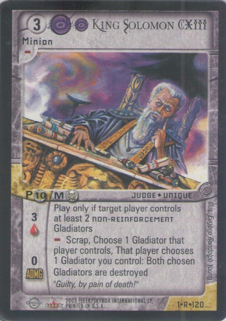 King Solomon CXIII